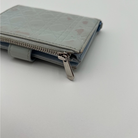 Light Blue Lady Dior Wallet - Picture 4 of 8